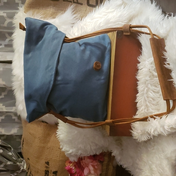 Handbags - Canvas & Leather Bag